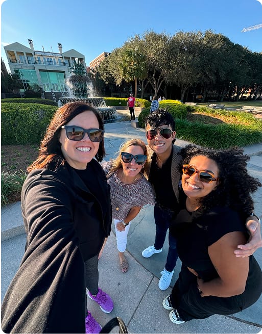 Team members at Talkspace