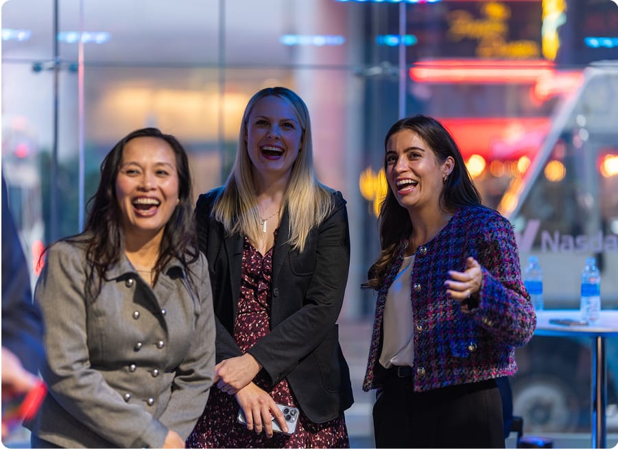 Team members at Talkspace