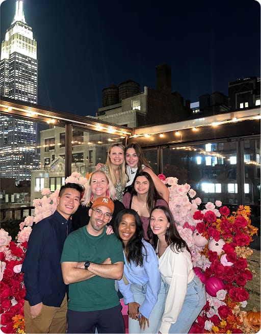 Team members at Talkspace