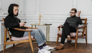 child sitting across from psychiatrist