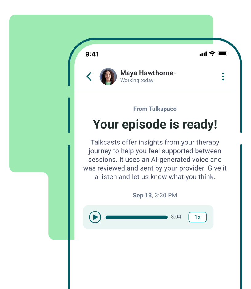 Talkcast: a personalized podcast for you | Talkspace